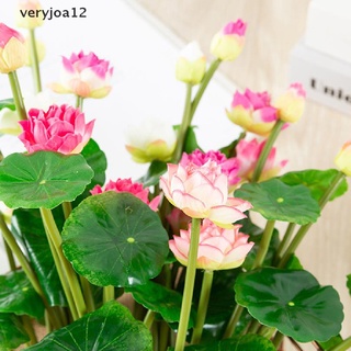 [veryjoa12] ดอกบัวจําลอง ดอกลิลลี่ประดิษฐ์ สําหรับตกแต่งบ้าน