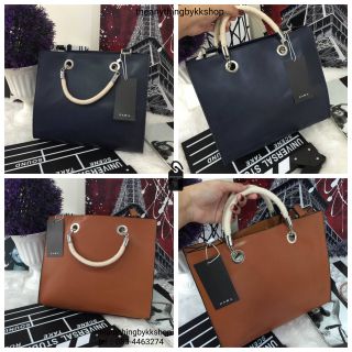 ZARA MINI TOTE WITH HANDLE กระเป๋าถือ/สะพายรุ่นใหม่ล่าสุด