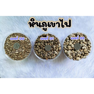 หินภูเขาไฟ วัสดุปลูก Pumice Rock รองก้นกระถาง เพิ่มความโปร่ง