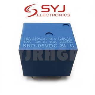 รีเลย์พาวเวอร์ 5V DC SRD-05VDC-SL-C T73-5V SRD-5VDC-SL-C 5Pin PCB 5 ชิ้น พร้อมส่ง