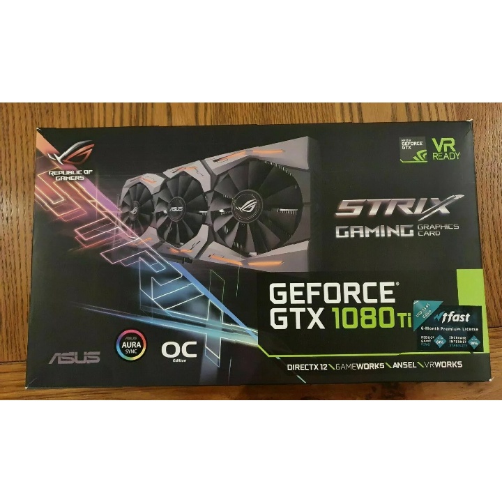 ASUS GeForce GTX 1080 Ti 11GB GDDR5X Graphics Card