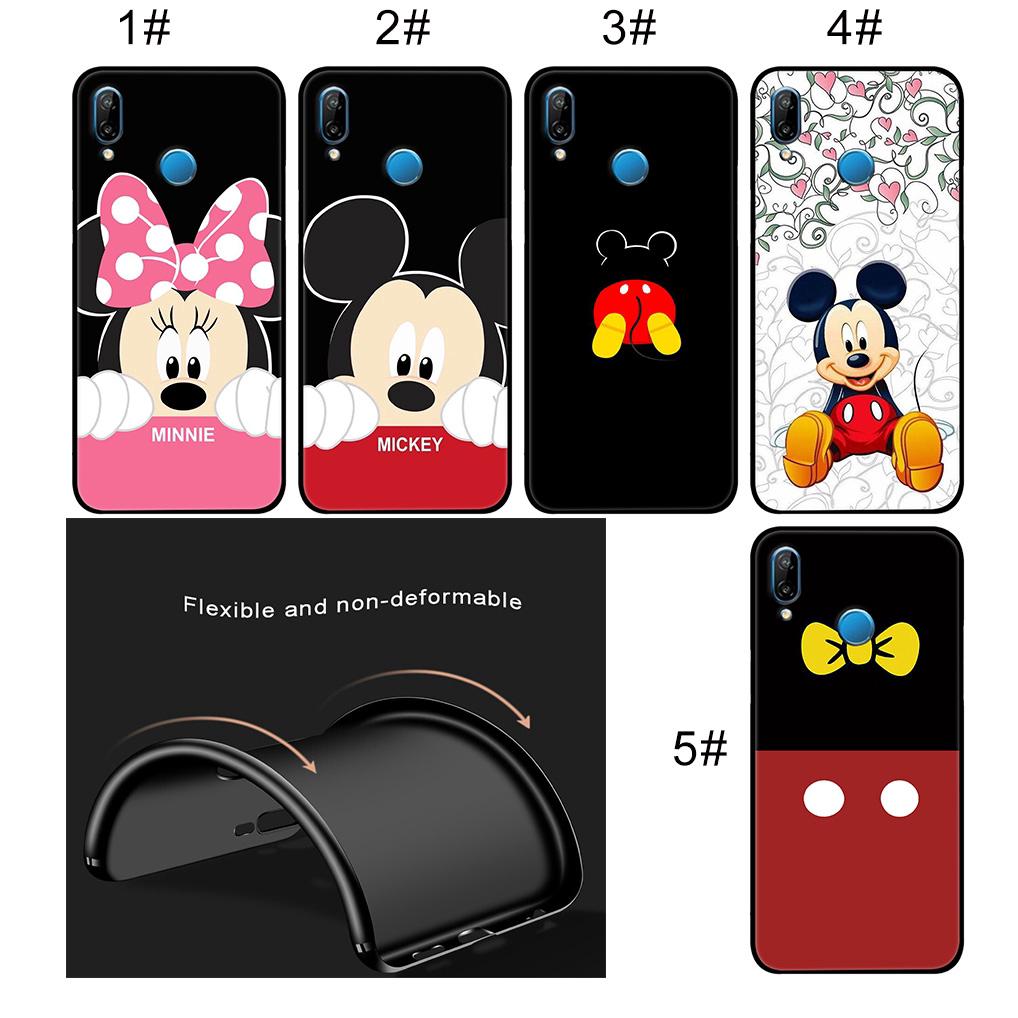 Huawei P8 P9 P10 P20 Lite Pro Mini Soft Case Mickey Minnie Mouse Cute