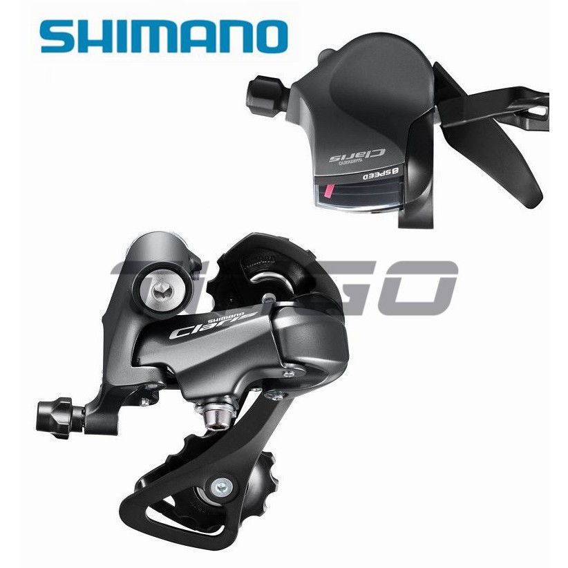 Shimano Claris R2000 8 Speed Groupset RD-R2000 สับจานหลังกรงสั้น SL-R2000 ขวา Shifter