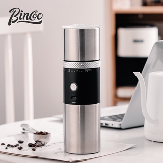 Bincoo เครื่องบดเมล็ดกาแฟไฟฟ้า แกนสเตนเลส แบบพกพา