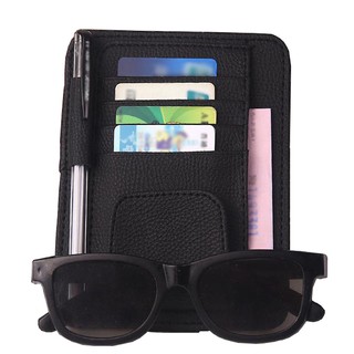 กระเป๋าจัดเก็บของอเนกประสงค์ สีดำ Black Sun Visor Organizer