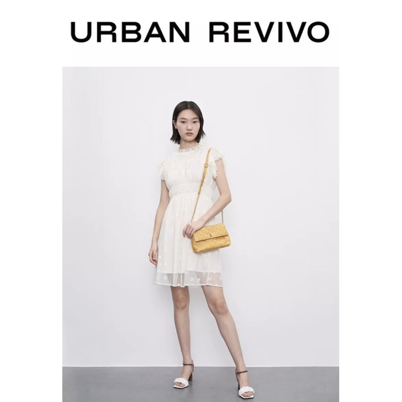 URBAN REVIVO dress สีขาว size S