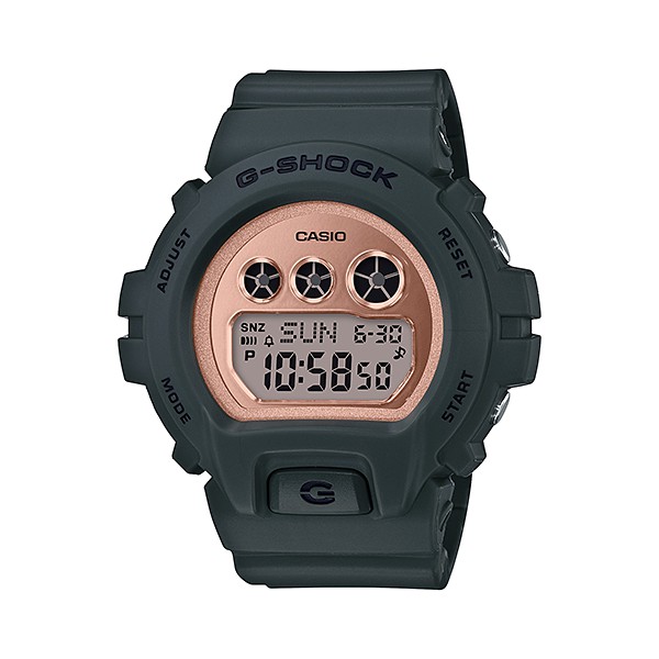 นาฬิกา Casio G-Shock มินิ S-Series GMD-S6900MC series รุ่น GMD-S6900MC-3 (สีเขียวพิ้งค์โกลด์) ของแท้ รับประกัน1ปี สำเนา