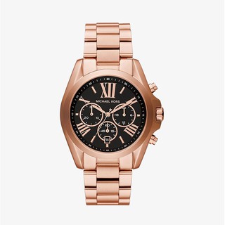 MICHAEL KORS นาฬิกาข้อมือผู้หญิง รุ่น MK5854 Bradshaw Chronograph - Rose Gold