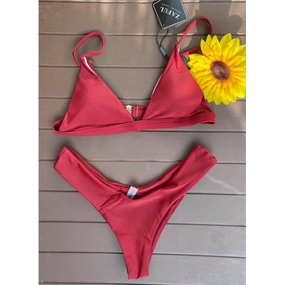 บิกินีทูพีชทรงสามเหลี่ยม บิกินีสไตล์สปอร์ต swimwear two piece bikini