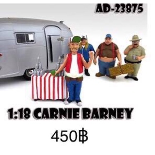 AMERICAN DIORAMA 1:18 TRAILER PARK - CARNIE BARNEY