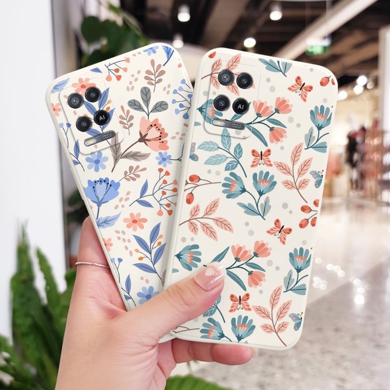 เคสโทรศัพท์มือถือแบบนิ่ม ลายสวนโรแมนติก สร้างสรรค์ ใส่สบาย สําหรับ OPPO A54 A74 A33 A53 2020 A52 A72 A92 4G 5G