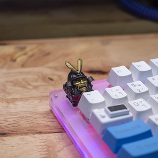 ส่งฟรี Artisan keycap ซามูไร