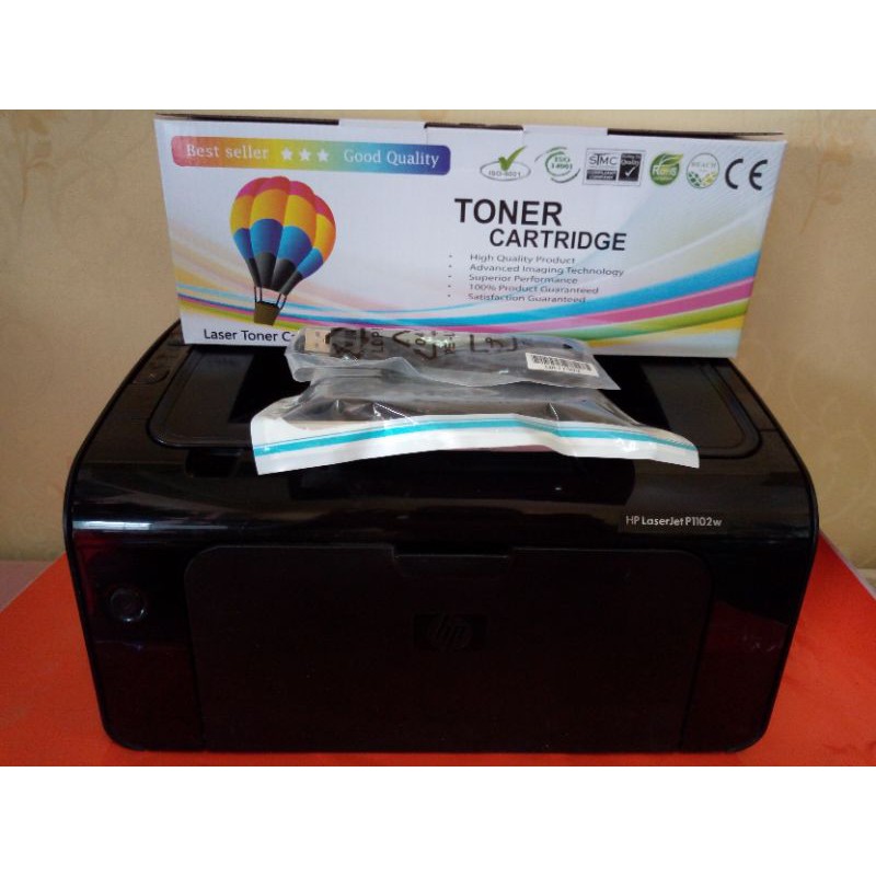 ปริ้นเตอร์ Hp LaserJet p1102wมือ2(wifi)สภาพดี ปริ้นผ่านมือถือ(ผ่านการทดสอบโดยช่างก่อนขายทุกเครื่อง)ม