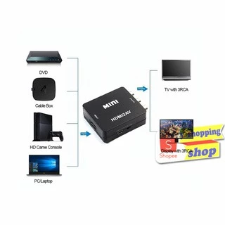 HD TO AV CONVERTER full hd ตัวแปลงสัญญาณ