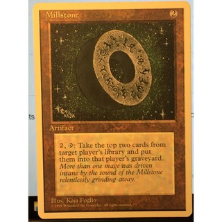 Magic The Gathering  Card Millstone 4th Edition