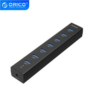 ORICO H7013-U3-AD 7 พอร์ต USB 3.0 HUB พร้อม 5V2A Power Adapter ความเร็วสูง