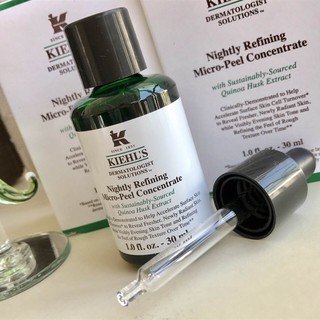 ส่งฟรี Kiehls Nightly Refining Micro-Peel Concentrate 30ml เซรั่ม SEP01