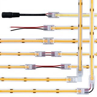 แคลมป์เชื่อมต่อสายไฟ LED COB 2pin สําหรับ 2835 5050 SMD COB 5 ชิ้น