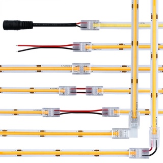 แคลมป์เชื่อมต่อสายไฟ LED COB 2pin สําหรับ 2835 5050 SMD COB 5 ชิ้น