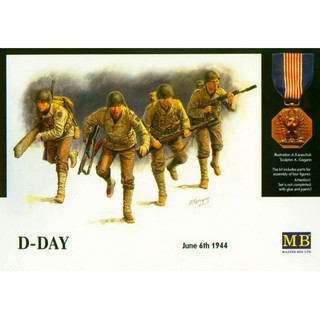 ฟิกเกอร์โมเดล Figure Model 1/35 Master Box MB3520 D-Day, 6th June 1944 D-Day, 6