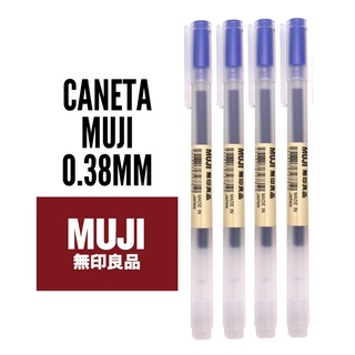 ชุดปากกา Muji 04 0.38 มม. นําเข้า สีฟ้า