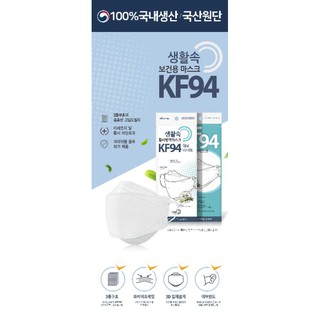 หน้ากากอนามัย KF94 พร้อมส่ง