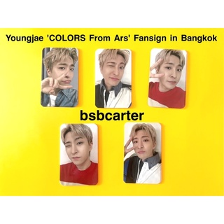 [พร้อมส่ง] การ์ด Youngjae COLORS From Ars Fansign in Bangkok (ยองแจ)