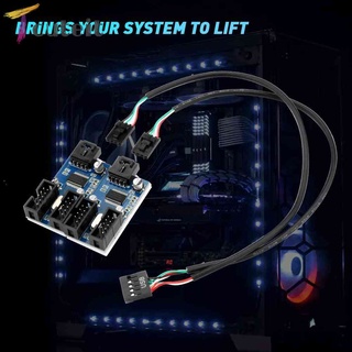 Tcuteit สายเคเบิลเชื่อมต่อเมนบอร์ด USB 9 Pin 1/2 ทาง