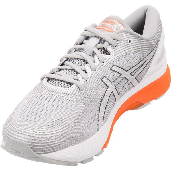 ASICS :  GEL-NIMBUS 21 MEN RUNNING ผู้ชาย รองเท้าวิ่ง ของแท้  MID GREY/WHITE