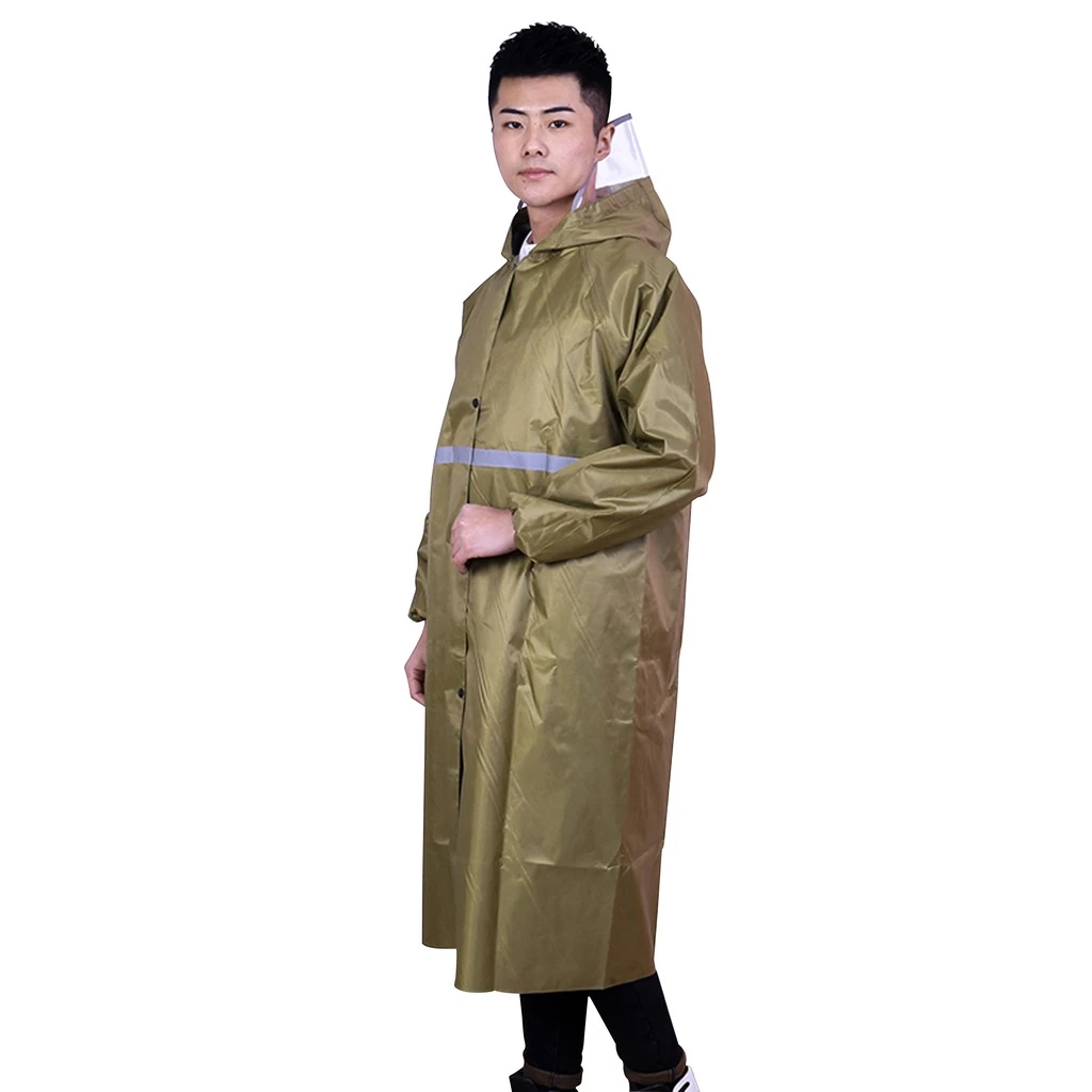 ชุดเสื้อโค้ทกันฝนมีแถบสะท้อนแสงแบบมีหมวก thumbnail 6
