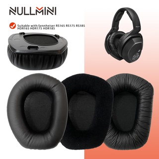 Nullmini แผ่นครอบหูฟัง แบบเปลี่ยน สําหรับ Sennheiser RS165 RS175 RS185 HDR165 HDR175 HDR185