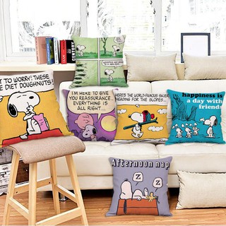 ปลอกหมอนลายการ์ตูน SNOOPY สำหรับตกแต่งห้องนอน