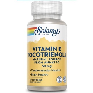 ✨️พร้อมส่ง✨️Solaray Vitamin E Tocotrienols 50mg