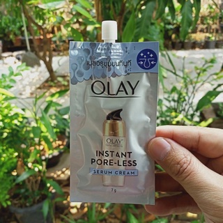 ( 1 ซอง) โอเลย์ ปกปิด olay total effects  instant pore-less serum cream 7 g