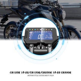 ฟิล์มกันรอยหน้าจอรถจักรยานยนต์ สําหรับ Honda CB125R 2018-2022 CB150R CB250R CB300R 2018-2022 2021 2020