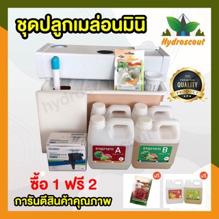 ชุดปลูกเมล่อนมินิ ระบบน้ำวนไฮโดรโปนิกส์ (ชุดปลูกไฮโดรโปนิกส์) by hydroscout