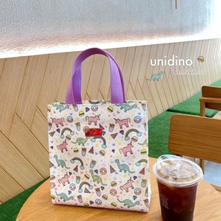 KEPT [S] Unidino(cute purple) กระเป๋าหิ้วขนาด S ลายUnidinoสายสีม่วง (cute purple)