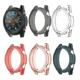 เคสกรอบนาฬิกาข้อมือ tpu แบบใสสําหรับ huawei - watch gt 2 46 มม.