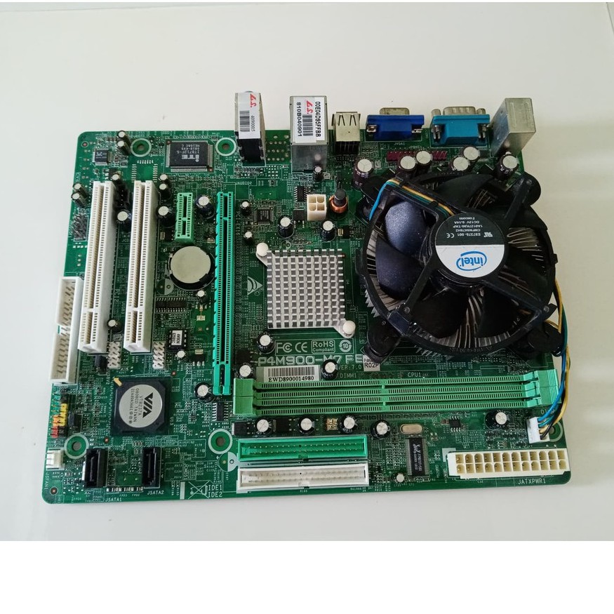 Mainboard 775 + CPU Intel Dual core-Slot Ram/DDR2