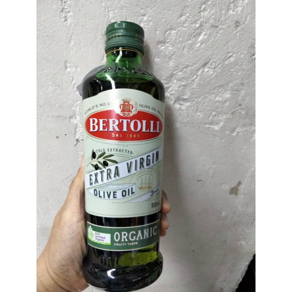 Bertolli Extra Virgin Organic Olive Oil น้ำมันมะกอกธรรมชาติ500ml ราคาสุดฟิน