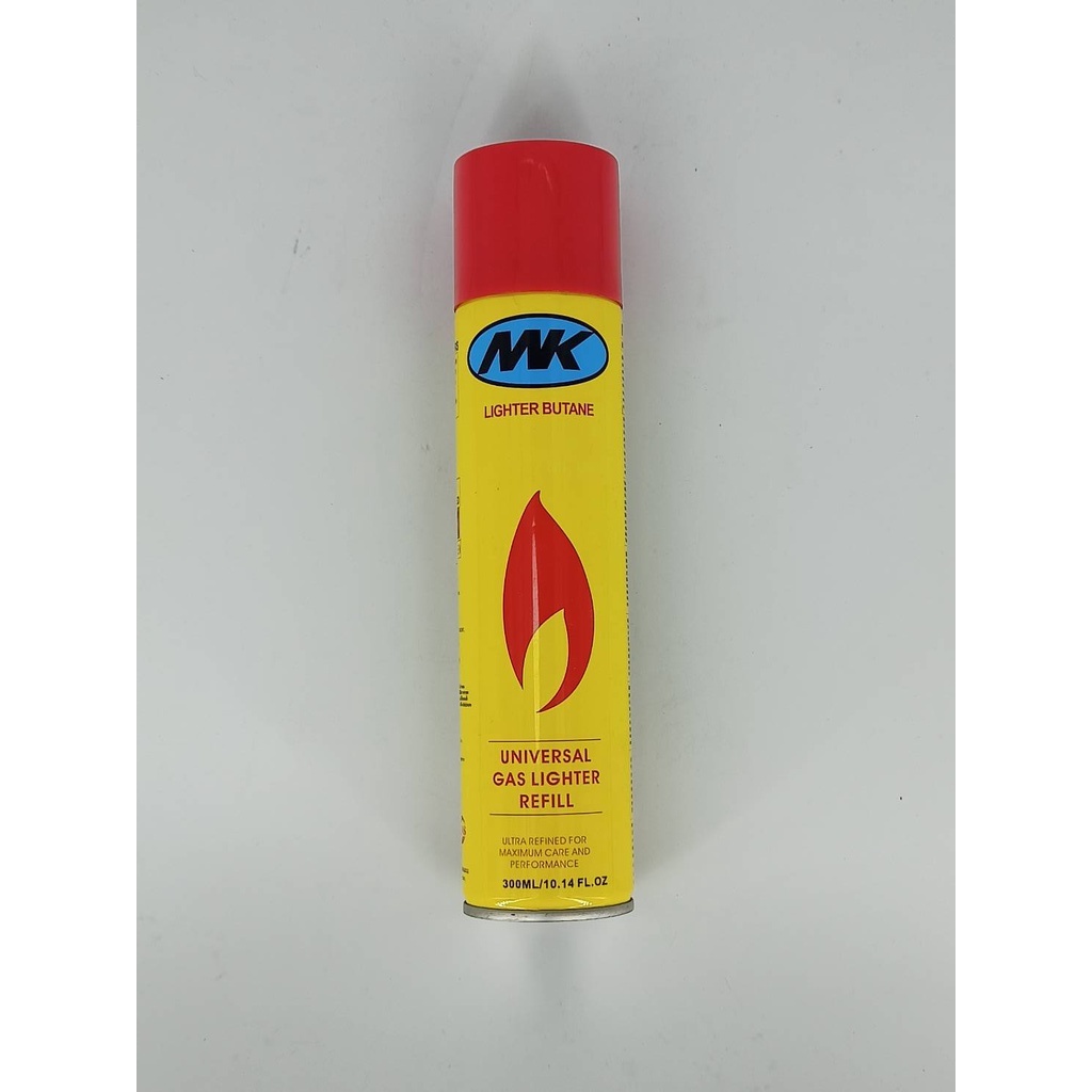 แก๊ส แก๊สกระป๋อง MK Lighter Butane Refill กระป๋อง เติมไฟแช็ค เตาแก๊ส