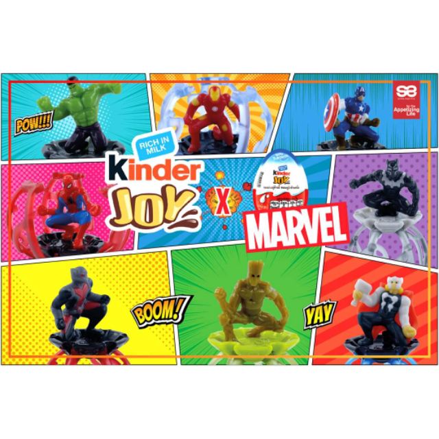 marvel avengers kinder joy