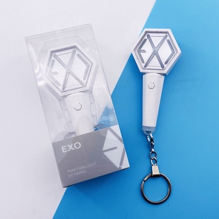 พวงกุญแจแท่งไฟ Kpop EXO Mini Fanlight Ver 3.0