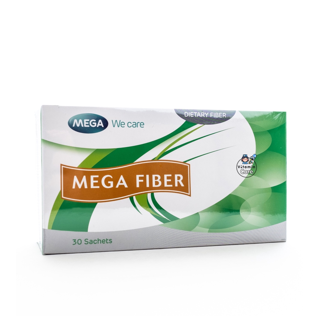 Exp.4/2027 (30 ซอง) Mega We Care Mega Fiber ไฟเบอร์