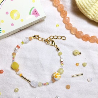 Midnight Luna - Yuzu blossom bracelet กำไลลูกปัด