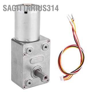 Sagittarius314 Dc 12/24V มอเตอร์หนอนไร้แปรงถ่าน เกียร์ลดความเร็ว 4~150Rpm สําหรับหุ่นยนต์ล็อค