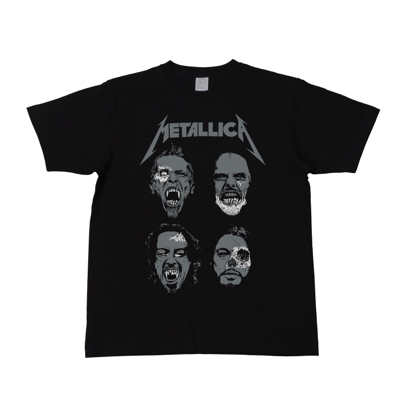 #เสื้อยืดคอกลม#เสื้อยืดแขนสั้น พิมพ์ลาย Metallica Rock Band ACDC QUEEN QUEEN NIRVANA NIRVANA แฟชั่นสตรีท สไตล์อเมริกันS-
