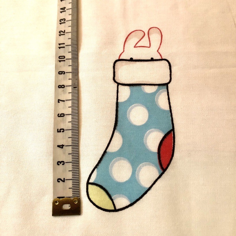 คริสต์มาส 🎄 ถุงเท้าน่ารัก 🧦 🧦 🧦 ผ้าคอตตอนแท้/ ผ้า kain diy 1 เมตร/ rm20