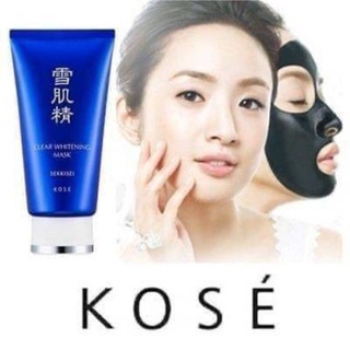 มาส์ก Kose Sekkisei Clear Whitening Mask 76 ML.