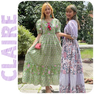 [ Claire Collection ] โบฮีเมียนเดรส Bohemian Indian Style ทักแชทก่อนซื้อนะคะ มีอีกหลายลายด้านใน🔹RAAE🔹